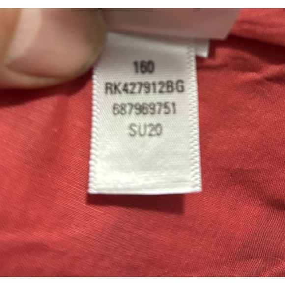 Harper Canyon Watermelon Red Floral Print Smocked Ruffled Straps Mini Dress Girl - Picture 10 of 11